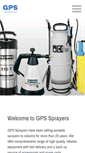 Mobile Screenshot of gps-sprayers.co.uk